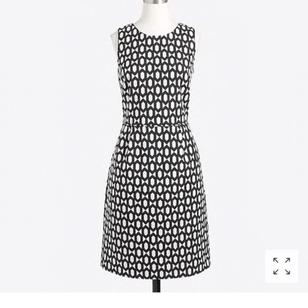 NWT J Crew‎ Style E1139 Jacquard Dress 00